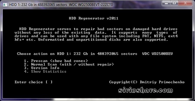hdd regenerator 2011 serial number